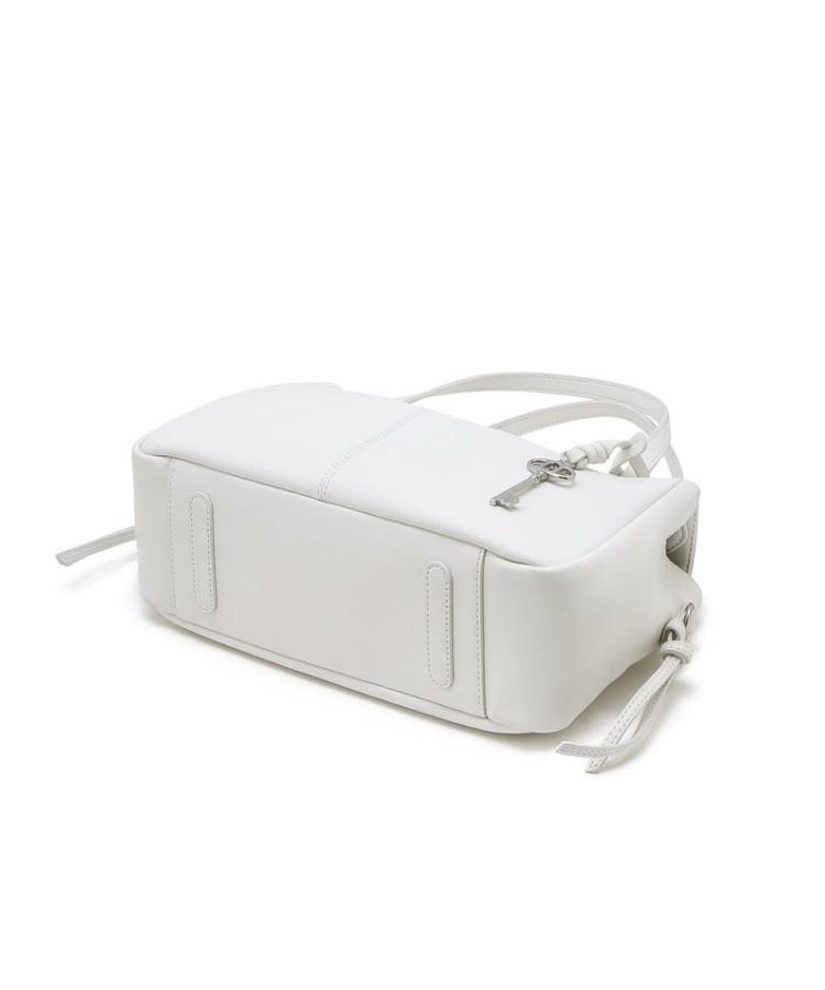 Athe Vanessabruno [Demain] Ivory Leather Deman Tote Bag S Aaba6F280Iv