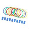 Agility Rings Circle Jumping Hoops with 10 and Connector Speed Training Sport