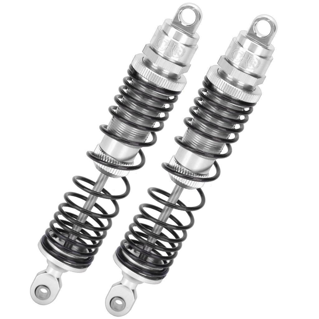 2Pcs 110mm RC Metal Rear Shock Absorber Damper for TRAXXAS   SLASH 1 10 RC Car PartsSilver