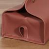 Fuji Boeki Tissue Case, Width 26.5 x Depth 12.5 x Height 12.5 cm, Brown Leather-Look, 37809
