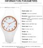Women's Sport Watch Large Dial Waterproof Silicone Band Casual Fashion Quartz Analog Wristwatch for Ladies Girls