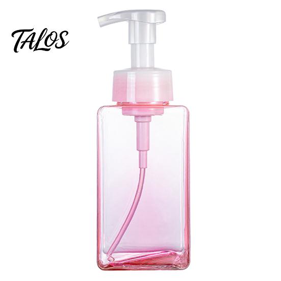 Foam Soap Dispenser 250/450ML Press Foaming Dispenser, Refillable Hand Shampoo Shower Plastic Bottle Gel Container, Empty Pump Lotion for Bathroom