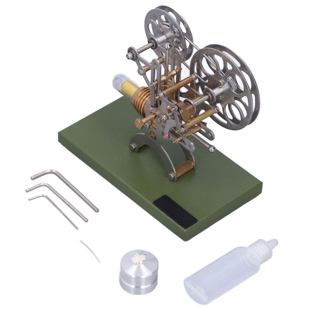 Ретро-двигатель Стирлинга Модель двигателя внешнего сгорания Научная обучающая игрушка для украшения