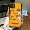 Anime G-garfields Cat Phone Case For IPhone 11 12 13 14 15 16 Pro Plus X XS MAX Matte Bumper Shockproof Cover
