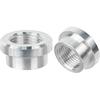 EVIL ENERGY 1/2" NPT Female Weld on Bung Fitting Aluminum 2PCS