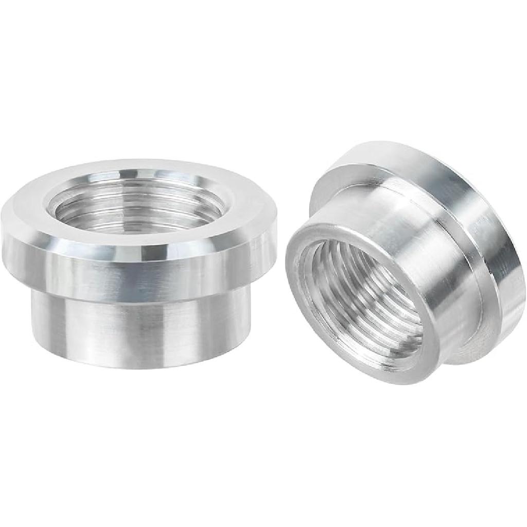 EVIL ENERGY 1/2" NPT Female Weld on Bung Fitting Aluminum 2PCS