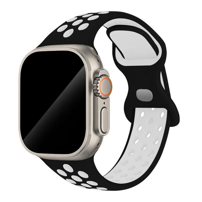 Спортивный ремешок с цветными частицами, резиновый ремешок для Apple Watch 49 мм 46 мм 45 мм 44 мм 42 мм 41 мм 40 мм для IWatch 11 10 9 8 7 6 5 4 3 SE