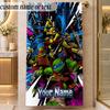 Beach TowelTeenage Mutant Ninja Turtles Custom Name Text Personalized Soft Towel for Beach Pool Indoor Home Decor Gift