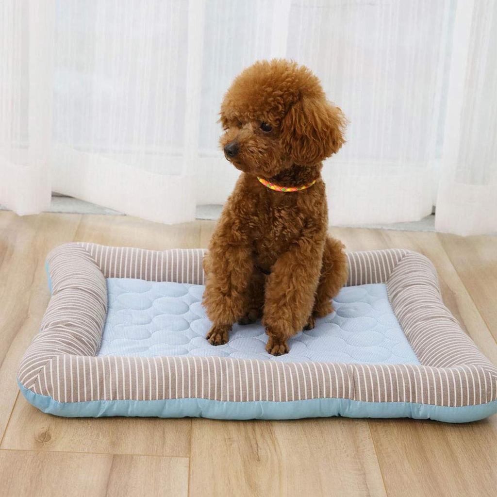Cooling Pad Bed for Dogs Cats Puppy Kitten Cool Mat Pet Blanket Soft Breathable Ice Silk for pets dog Summer Sleeping Supplies