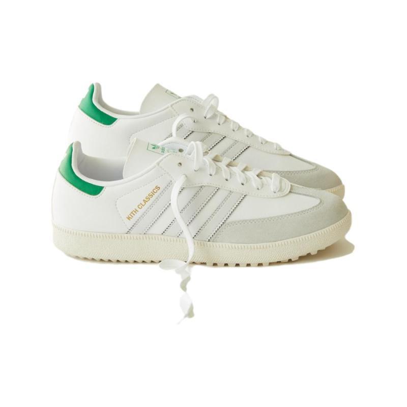 adidas Кроссовки Kith X Adidas Samba Без шипов для гольфа 'Белый Зеленый' IG5711