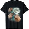 Printed Funny Capybara T Shirt for Women Retro Pattern T-Shirts Summer Casual Fashion Loose  Round Neck Tops Streetwear