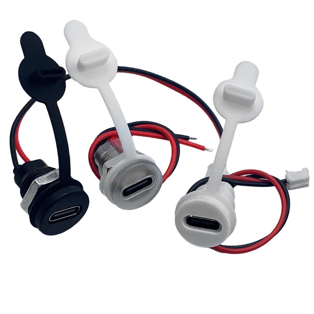 TYPE-C2P Encapsulated Direct Press Motherboard Socket for Desk Lamp/Electric Vehicle/Car USB Charging Port