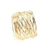 New Creative Mental Napkin Rings Art Circle Hollow Gold Round Western Handcrafted Home Weddings Table Decoration Napkin Rings