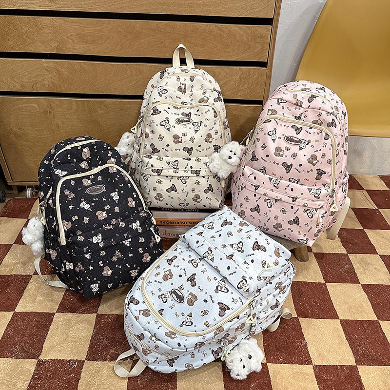 Women's Schoolbag Junior High School Students' Large Capacity Lightweight Travel Backpack Commuter Backpack