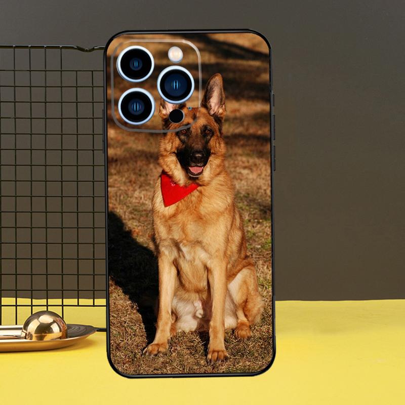 German Shepherd Dog Case For iPhone 13 12 11 14 Pro Max XS Max XR X 6S 7 8 Plus SE 2020 Back Cover Phone Case