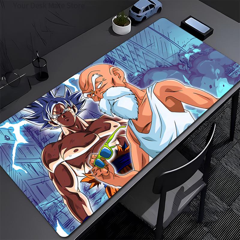 Dragon Ball Master Roshi Gaming Mouse Pad Gamer Computer Accessories Keyboard Table Mat Mousepad Company Desk mat Large Mousepad