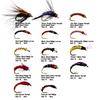 40PCS/Box Fishing Fly Set Nymph Midge Bead Head Larvae Pupa Stonefly for Trout Fly Fishing