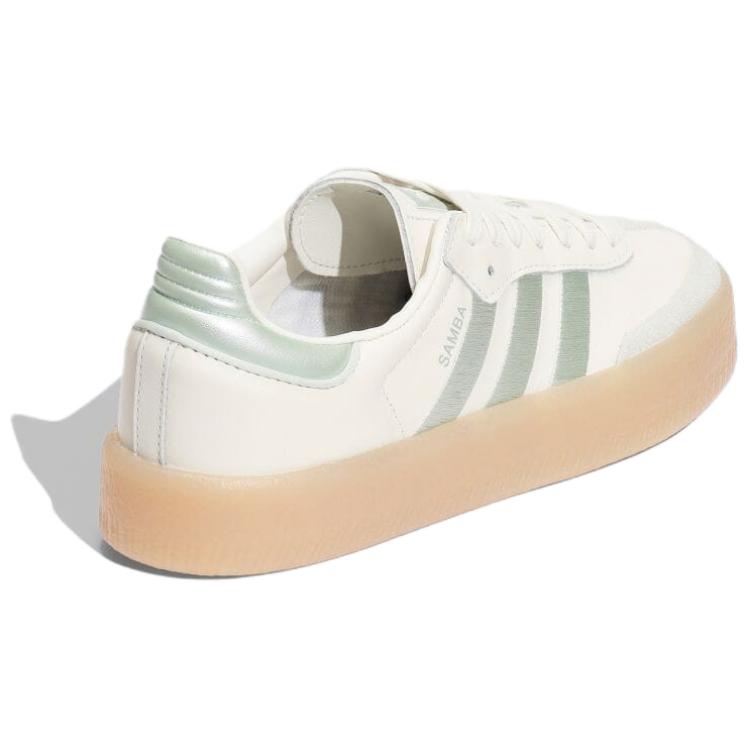 Adidas Sambae Off White Lime Green Gum женские кроссовки IG1947