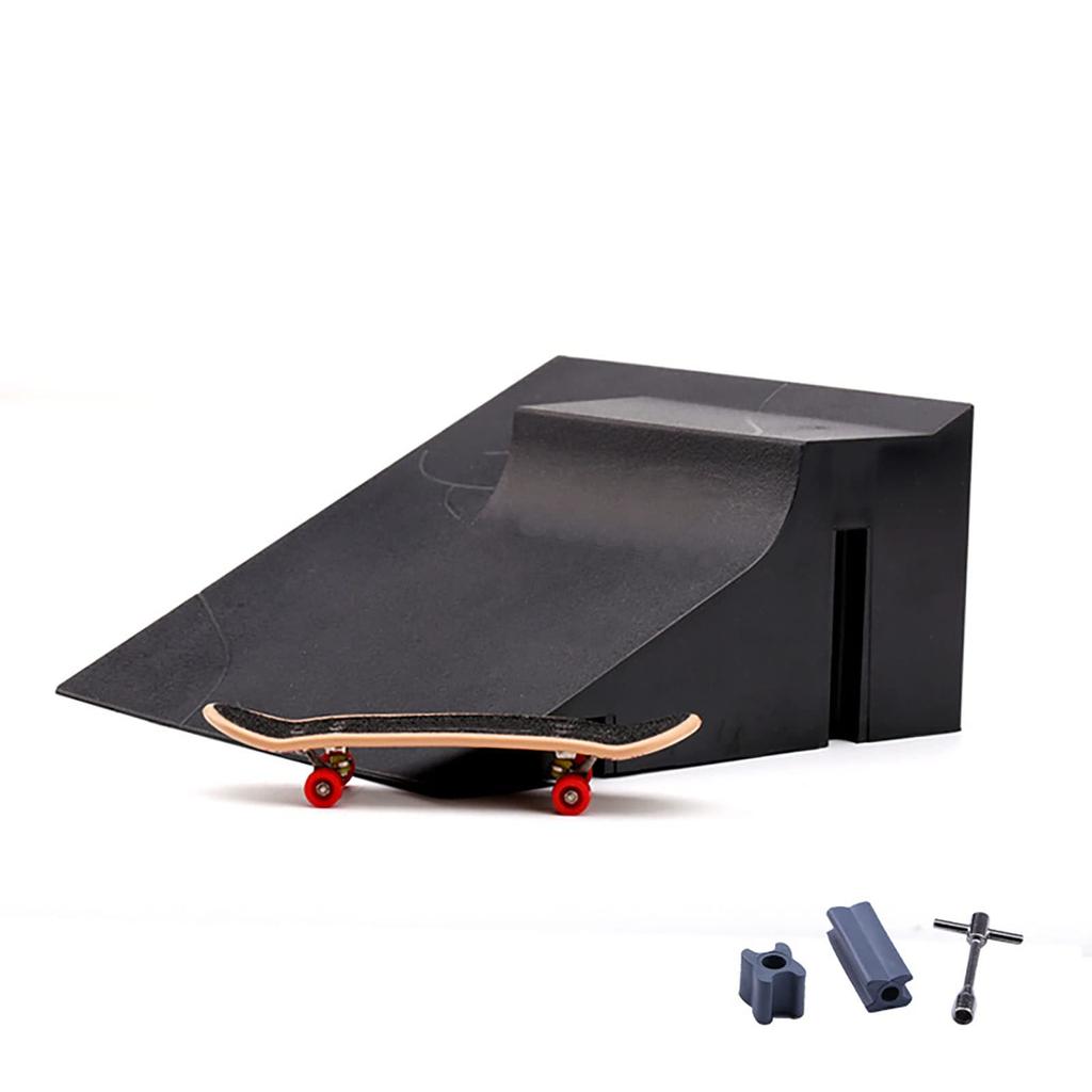 Скейтборд для пальцев, набор рамп для скейтборда 6 в 1, тренировочный реквизит для катания на коньках, мини-комплект для скейт-парка, подарок на день рождения