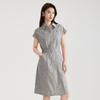 Loose Workwear Style Short-Sleeved Dress for Women