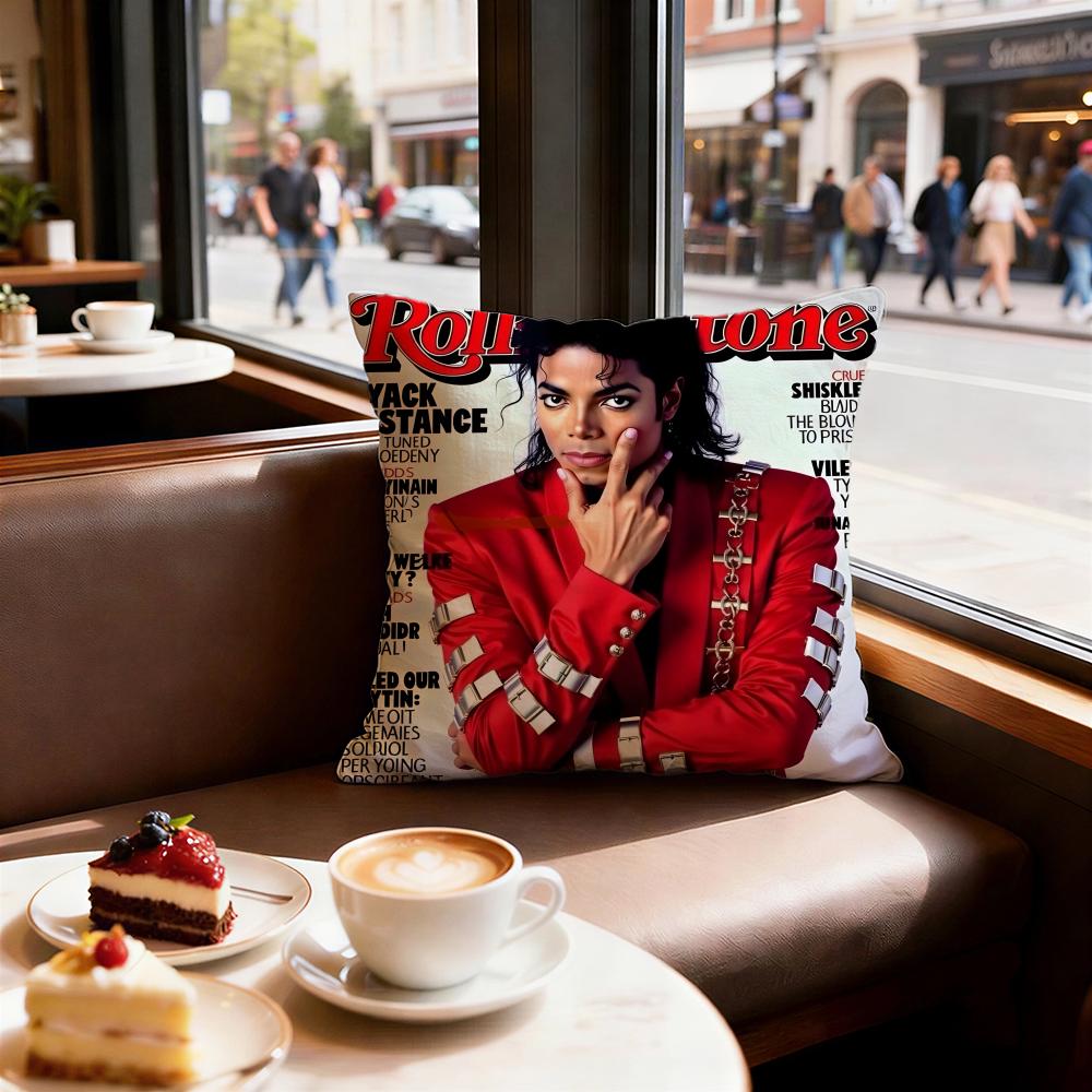 Artist Michael Jackson Cushion Cover Decorative Cushion Cushions Covers Cover Sofa 50X50 Pillow 4 Piece 45X45 40X40 Pillowcase