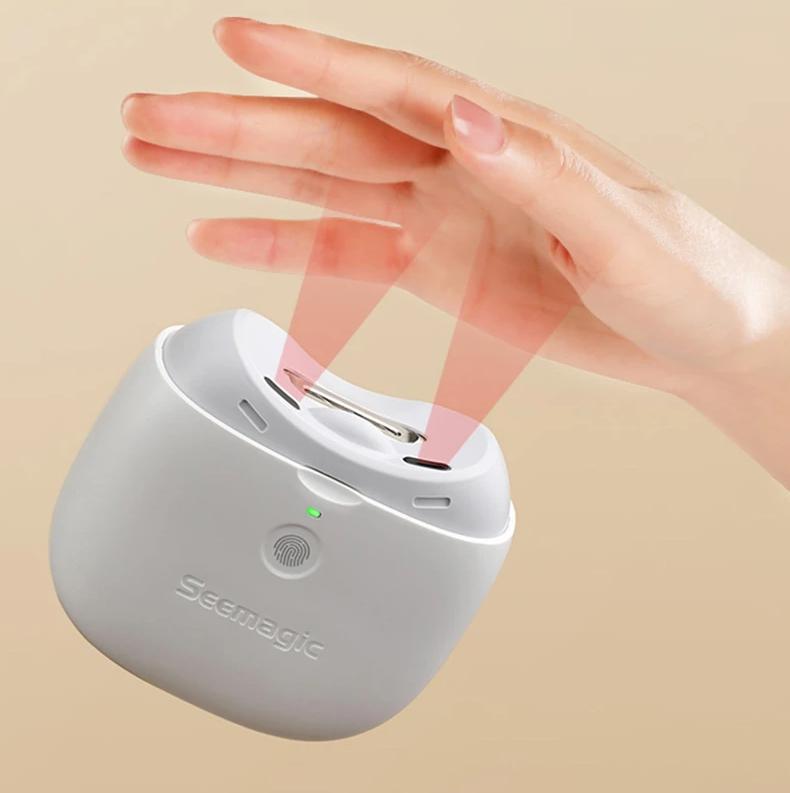 Upgrade Youpin Seemagic Electric Automatic Nail Clippers Light Trimmer Nail Cutter Manicure For Baby Elder Care Scissors Tools