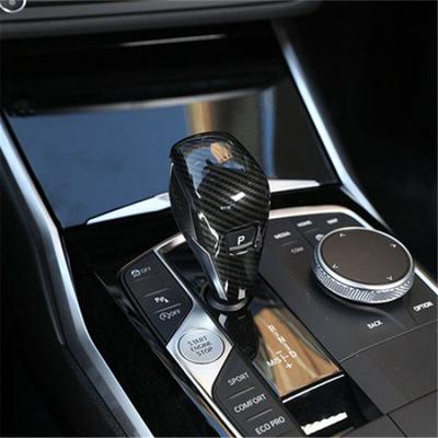 ABS Стиль под карбон Накладка на ручку переключения передач для салона автомобиля Для BMW G20 LB