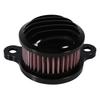 Air Cleaner Intake Filter System Kit For XL883 XL1200 2004‑2015 Black