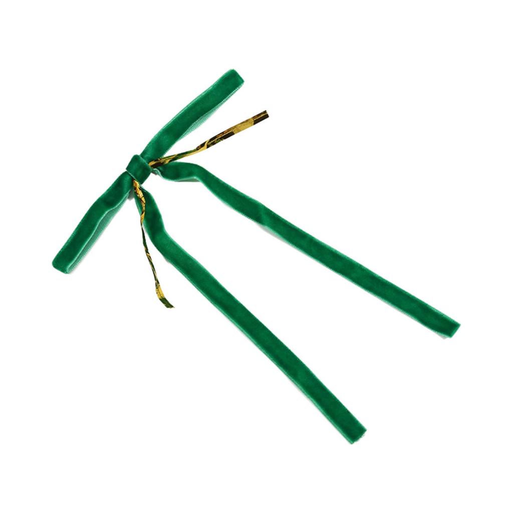 Christmas Bows Christmas Tree Ornaments for Wreaths Velvet Ribbon Bows for Indoor Outdoor Party Decorations