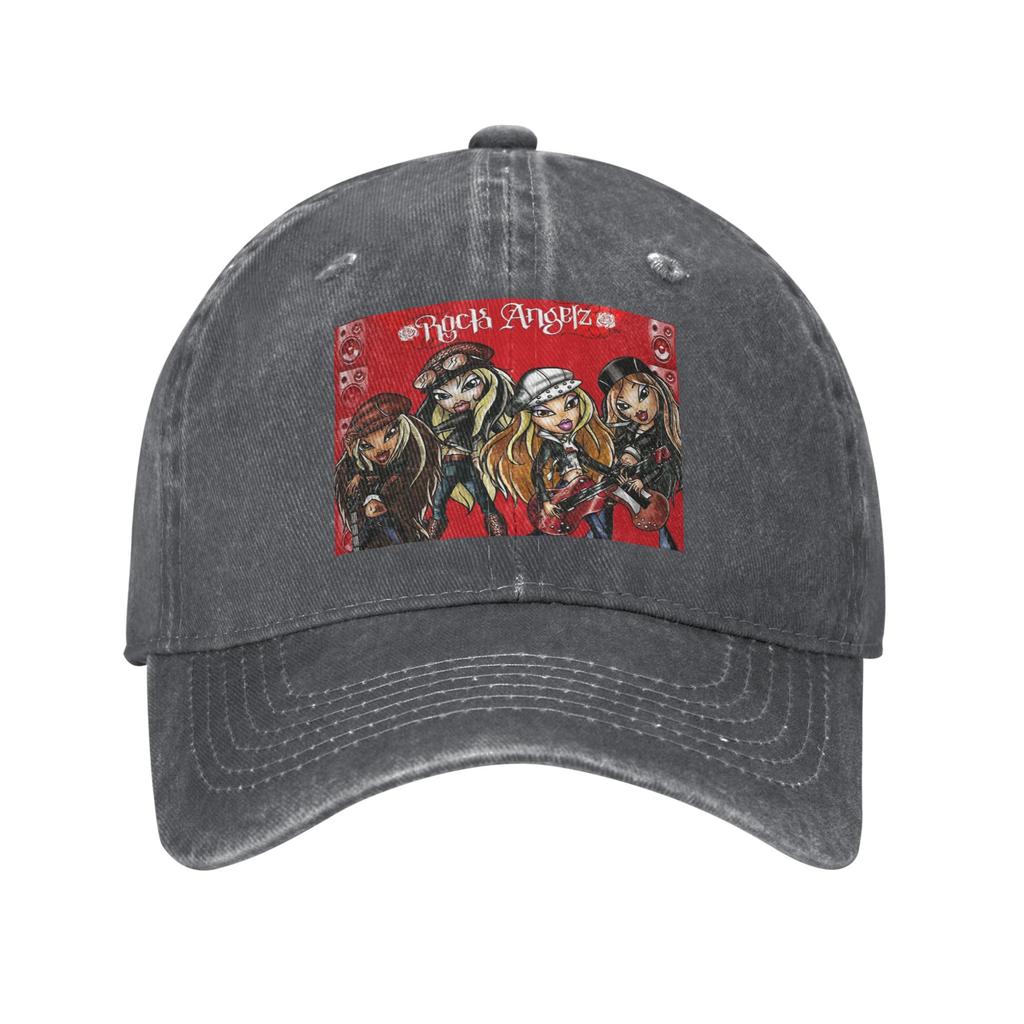 Братц Рок Ангелы Бейсболки Snapback Джинсовые Кепки Для улицы Регулируемая Кепка Спортивная Бейсболка Ковбойская Шляпа для Унисекс Женщин