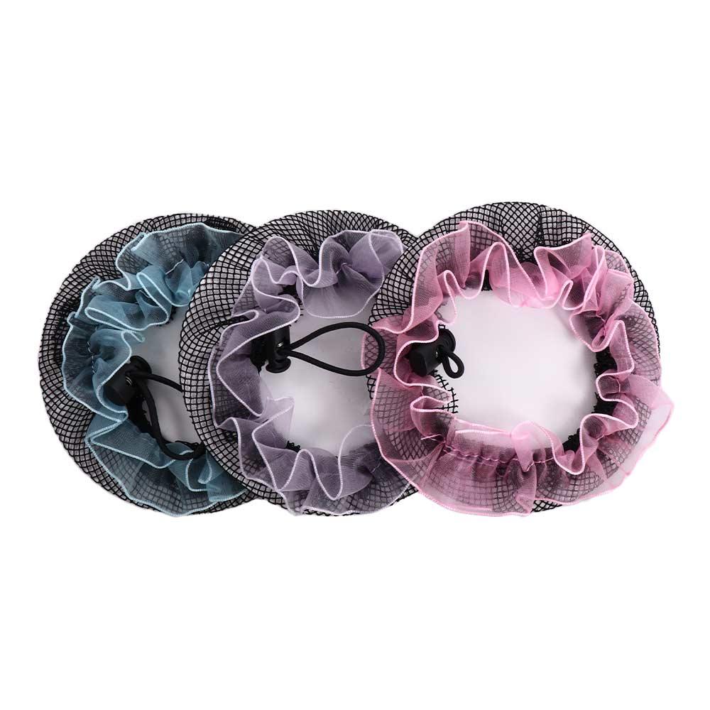Adjustable Hairbands Ponytail Holder Ballet Bun Hair Nets Hair Holder Girls Drawstring Snoods
