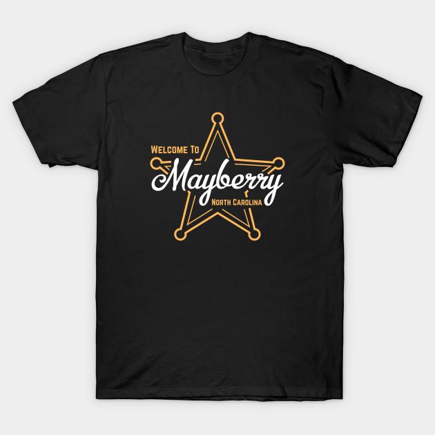 Мужская футболка с принтом азиатского размера Mayberry Северная Каролина Печать методом термопереноса без вырезания Хлопковая футболка