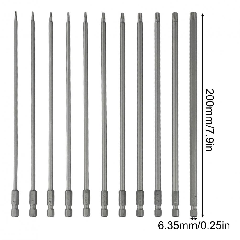 Магнитная насадка-отвертка Torx с шестигранным хвостовиком для долгосрочного использования