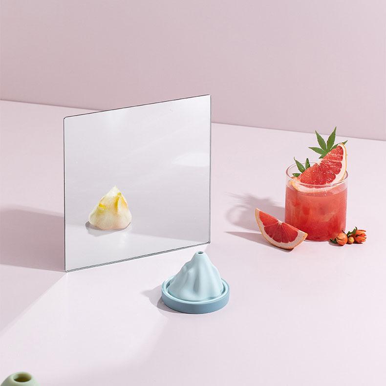 Пищевой силиконовый лоток для льда, форма для льда 6 см, повышенная форма для кубиков льда снежной горы