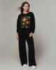 Костюм женский Butella 16142 L черный (кофта, штаны)