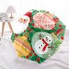 1pc Christmas ornaments and snowman illustration. Umbrella with Plastic Handle,Suitable for All Seasons Home Travel Outdoor UmbrellaDD226