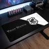 Swansea City FC Custom Large Mouse Pad, Personalized Name Text Print, Football Logo Non‑Slip Desk Mat Gaming Gift