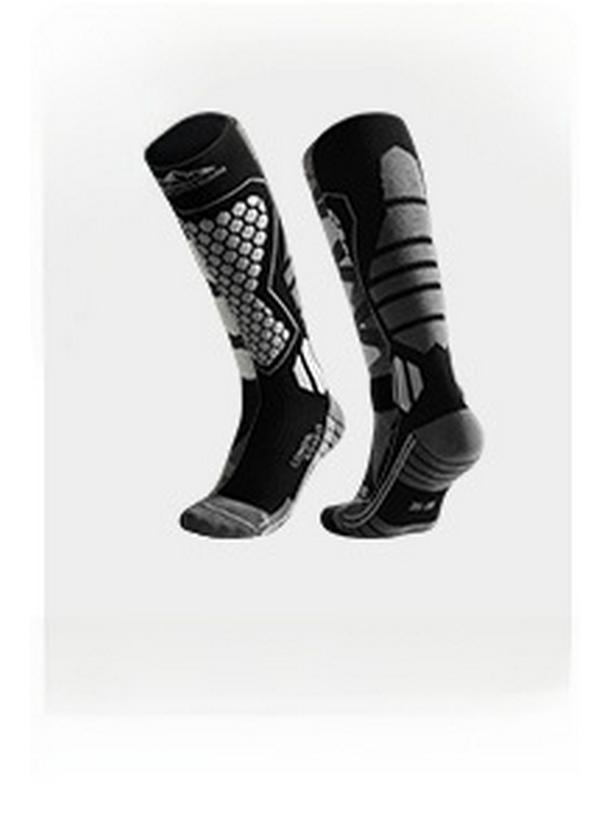 Зимние профессиональные шерстяные лыжные носки — теплые, быстросохнущие и ветрозащитные DWZ04