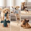 Goose Shaped Squeaky Plush Toy Plush Surface Cat Molar Toy Soft Touch Dog Chew Toy Boredom Relief