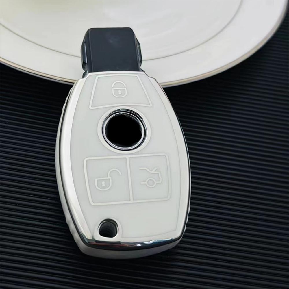 TPU Key Case Cover 2/3Button Shell Fob for Mercedes Benz W204 W463 W176 W251 W205 A200 A260 A C R G Class GLA CLA GLK GLC CLS BM1