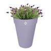 ELHO Pot de fleurs Loft Urban Rond - Haut 35 - Violet - Ø 33,5 x H 45 cm - Extérieur - 100% recyclé