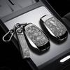 RXDMV1 Zinc Alloy Leather Car Remote Key Case Cover Shell Protector keychain for Alfa Romeo Giulia 2015 +Stelvio 2016+ Spider Etcetera