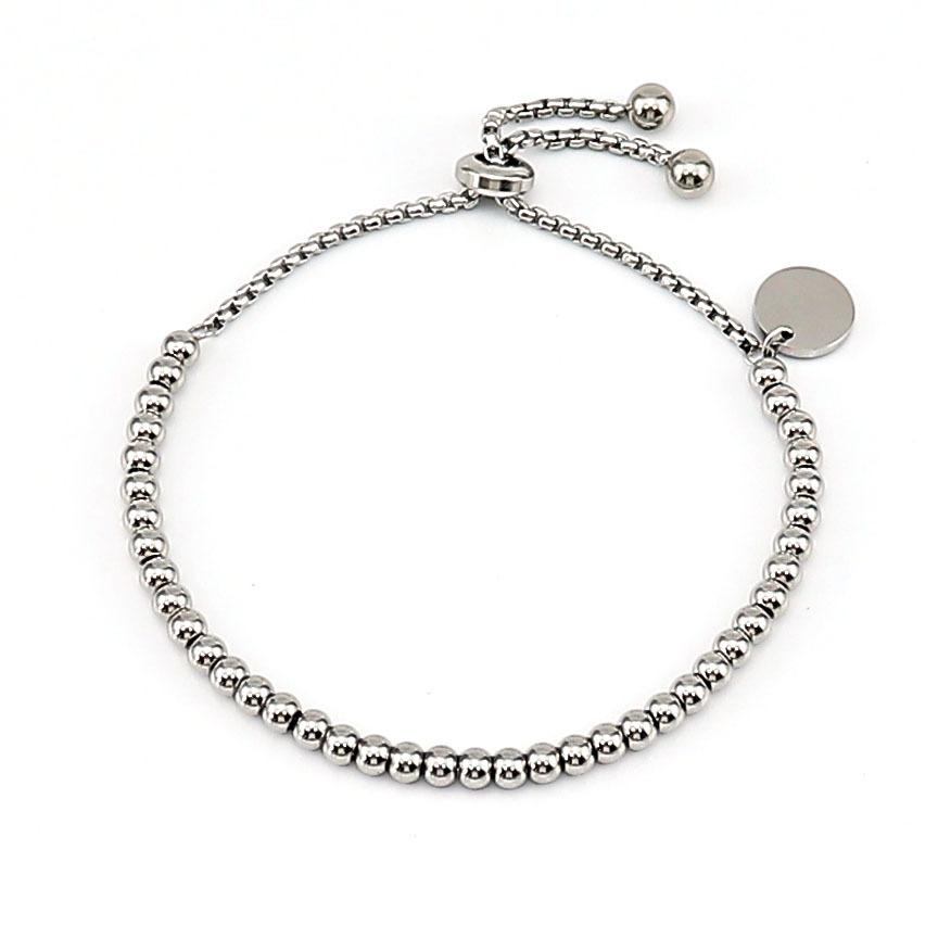 Простой круглый фирменный браслет из нержавеющей стали женский круглый браслет из титановой стали круглый фирменный браслет из бисера браслет из бисера