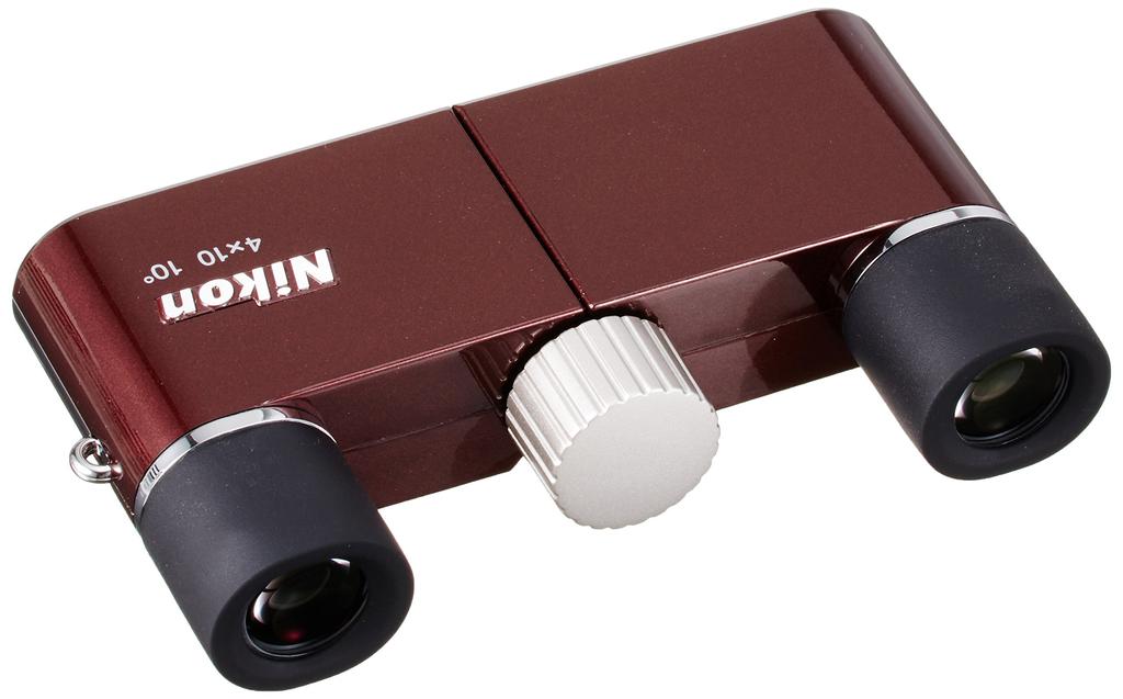Бинокль Nikon Yu 4X10D CF Roof Prism 4x 10 калибра Wine Red 4X10DCF в (Сделано в Японии)