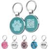 MYLUCKYTAG QR Code Pet ID | Personalized Dog & Cat Collar Tag | Online Profile with tant Scanned Location Alert Email