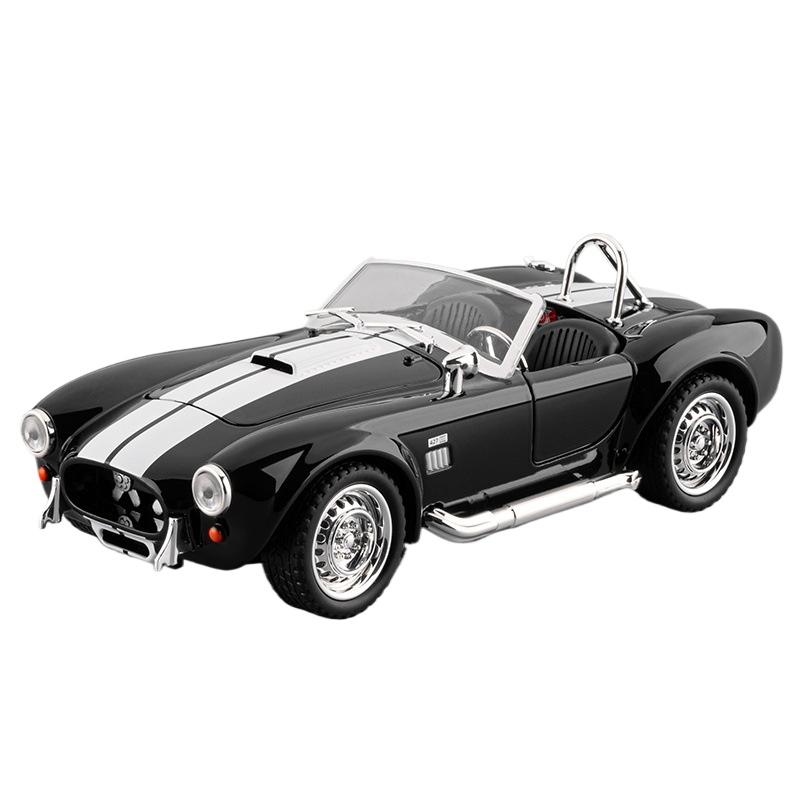 1/22 Ford Cobra Кабриолет Суперкар Модель из Сплава, Изящные Настольные Украшения, Лучшая Коллекция для Энтузиастов Моделей Автомобилей