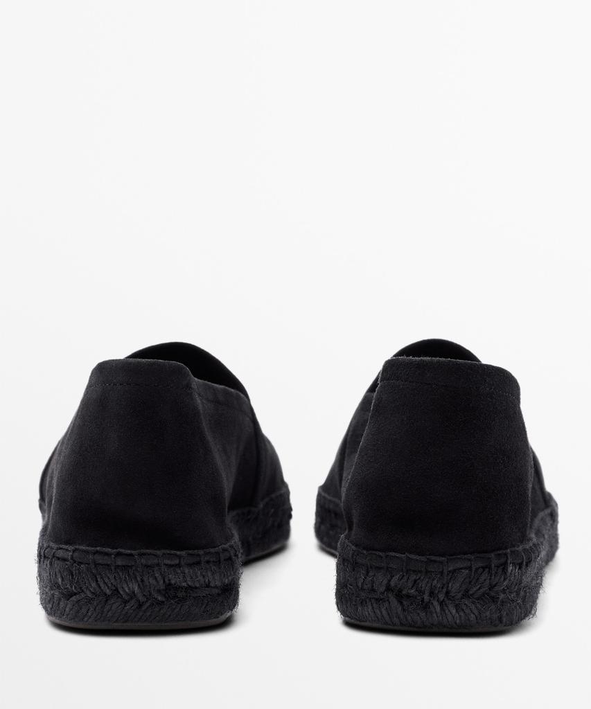 Кожаные эспадрильи Massimo Dutti