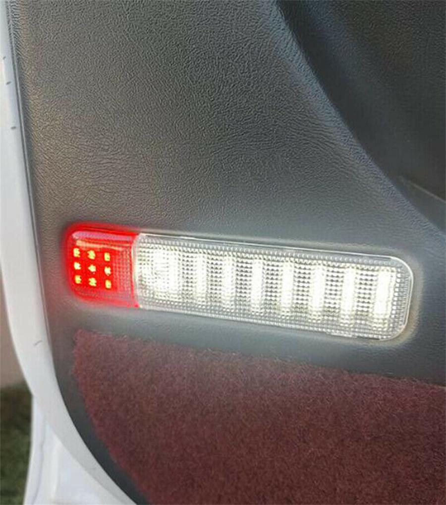 2x LED Inside Door Panel Lamp Light Reflector For Silverado Sierra C/K 1999-2007