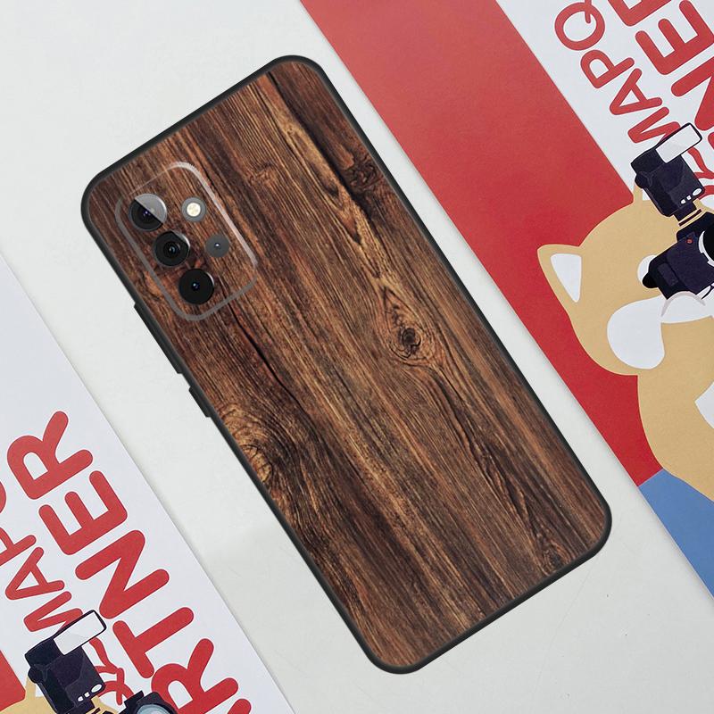 Чехол с текстурой дуба для Samsung Galaxy A36 A35 A55 A06 A16 A26 A56 A53 A32 A52 A33 A13 A14 A34 A54 A17 A15