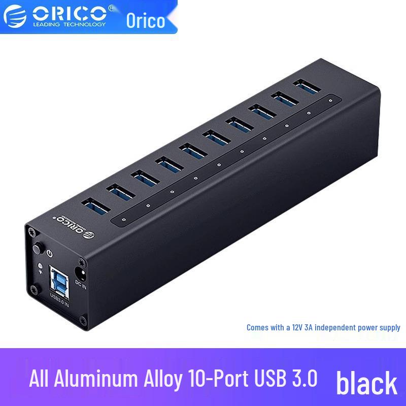 ORICO A3H Высокоскоростной USB 3.0 Четырехпортовый Expansion Hub с блоком питания